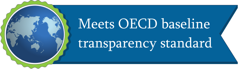 Meets OECD baseline transparency standard